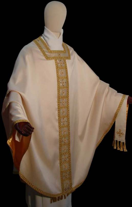 casula bianca paleocristiana